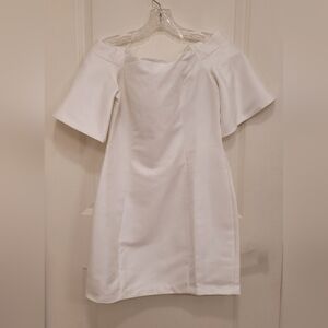 NWT DO + BE Elegant White Off-Shoulder Dress Sz Medium